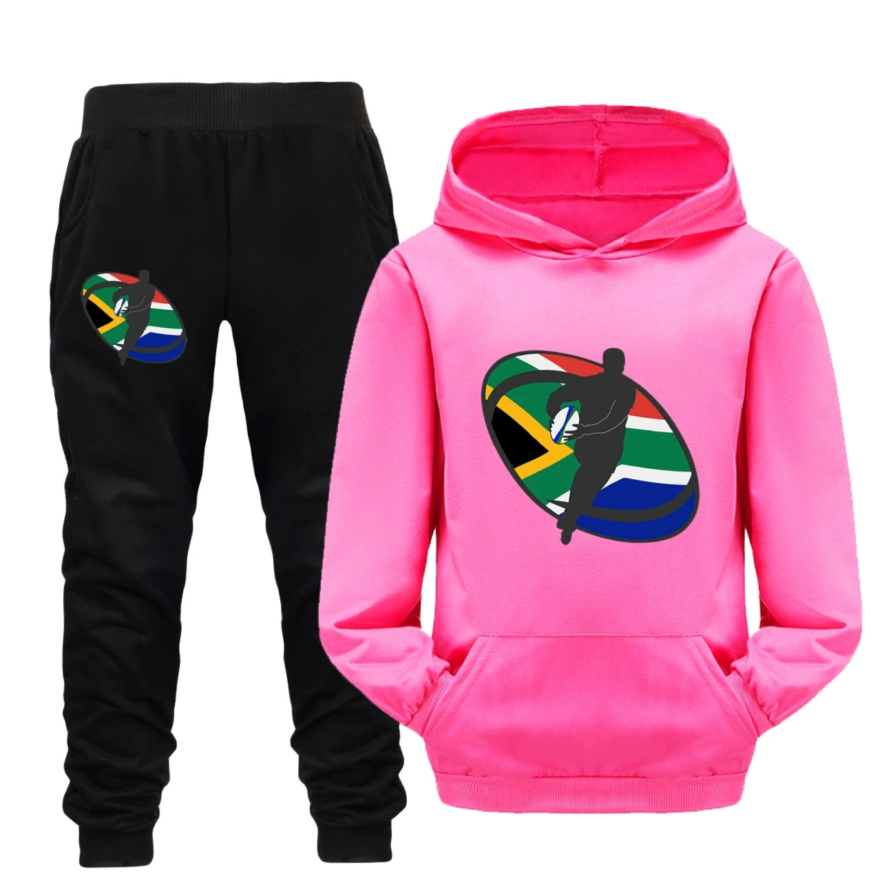 Adventure Hoodie & Jogger Set — 5807 Edition, Style 27 · Set · Rose