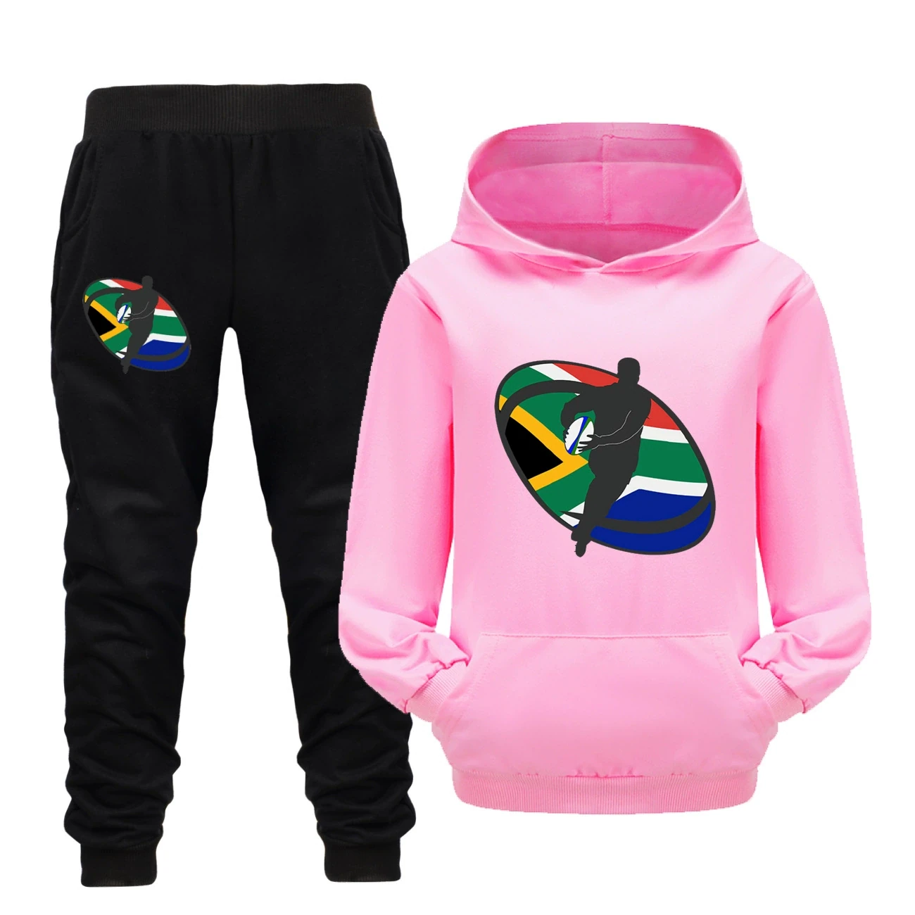 Adventure Hoodie & Jogger Set — 5807 Edition, Style 28 · Set · Pink
