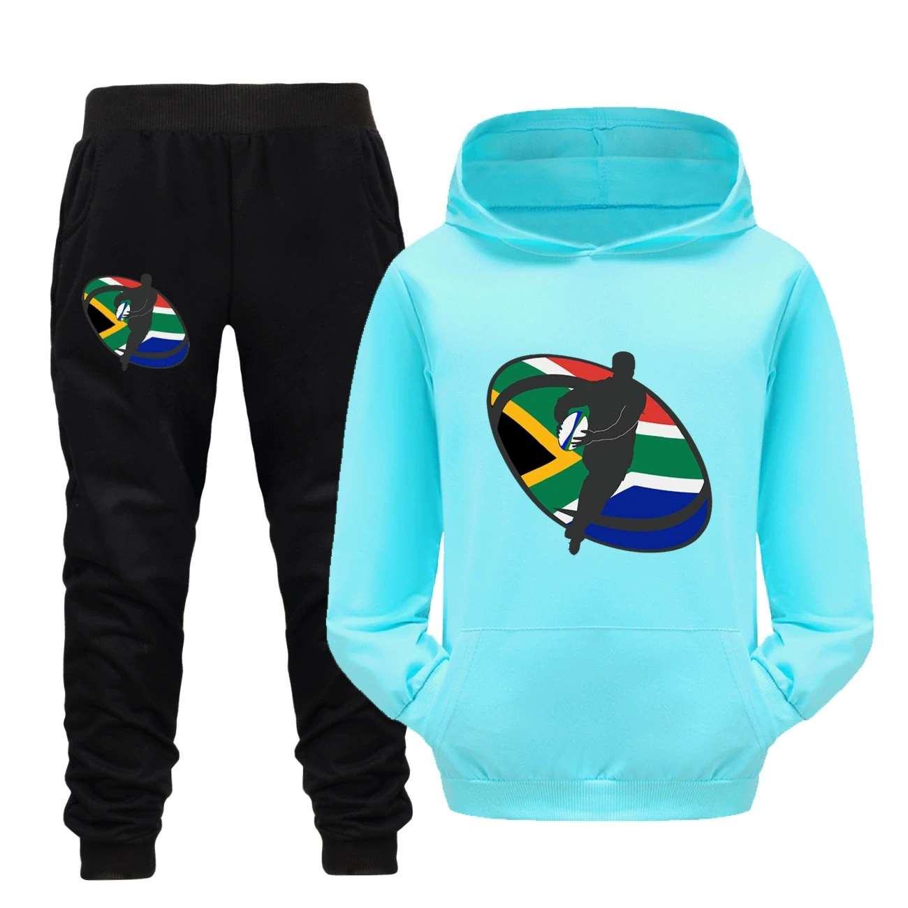 Adventure Hoodie & Jogger Set — 5807 Edition, Style 31 · Set · Light Blue