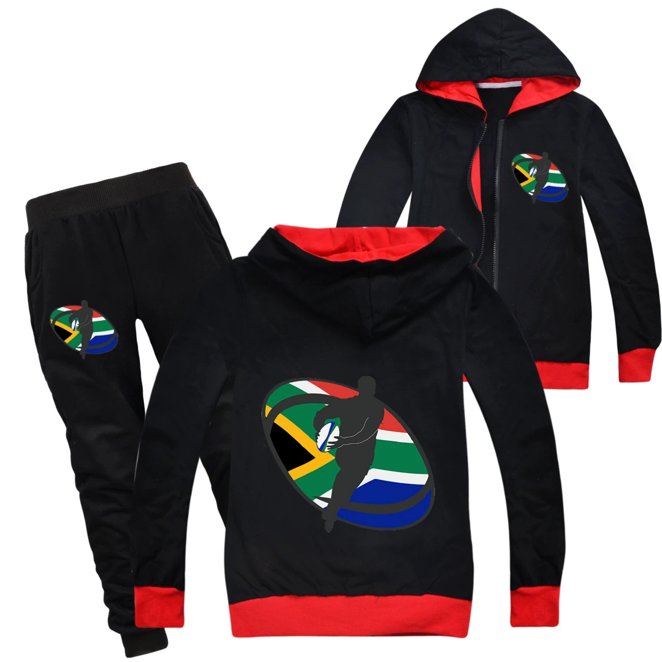Zip-Up Track Set — 5807 Edition, Style 07 · Set · Black