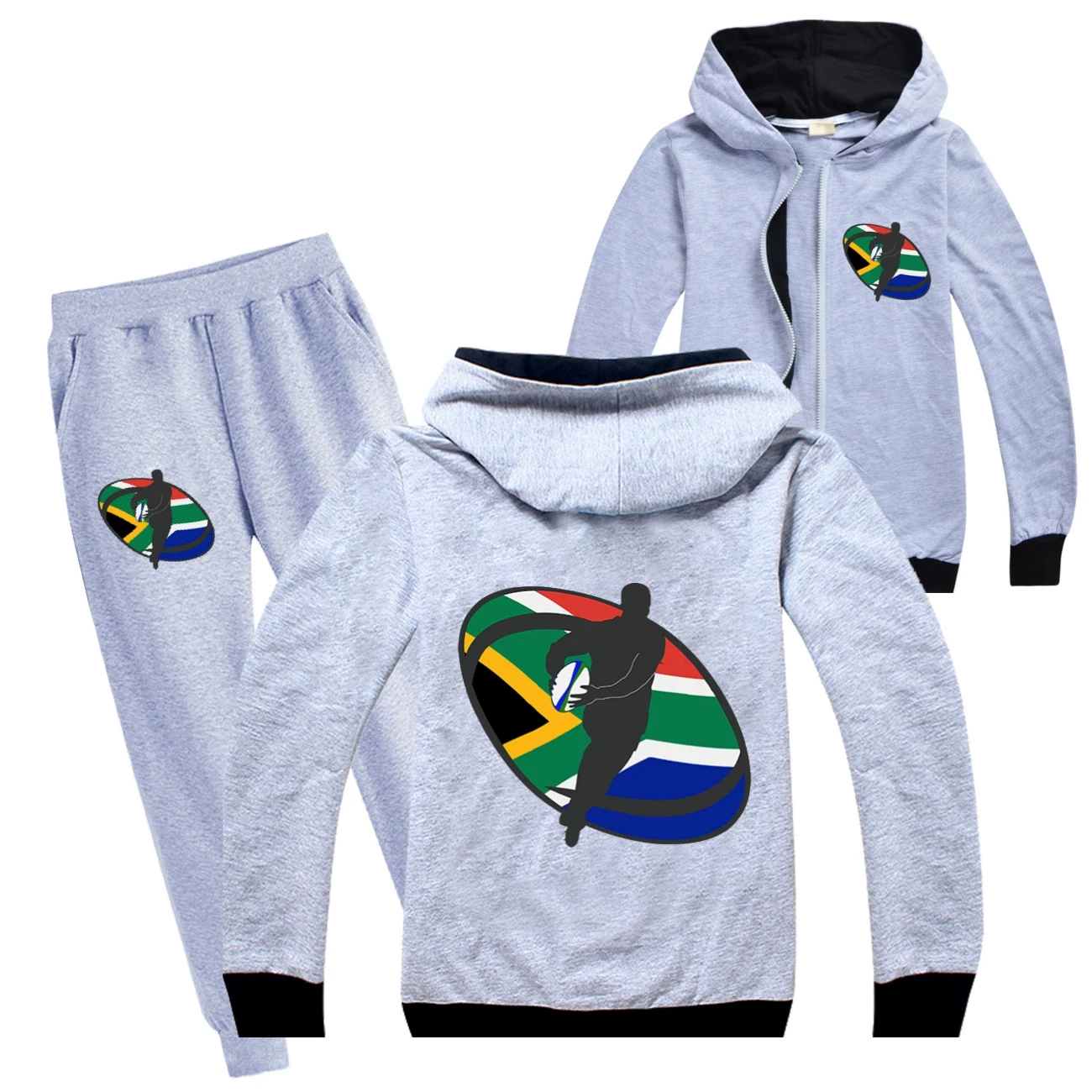 Zip-Up Track Set — 5807 Edition, Style 08 · Set · Grey