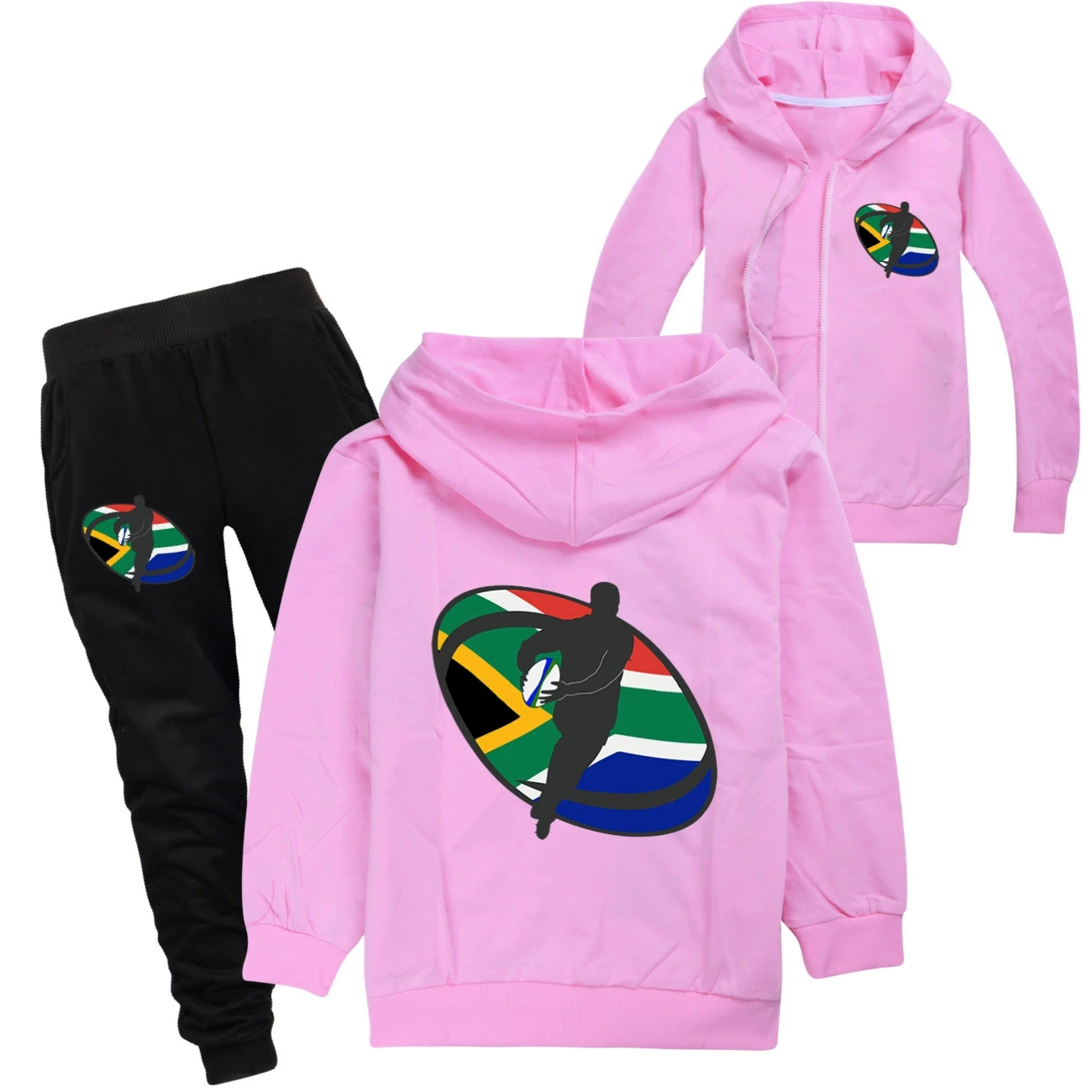 Zip-Up Track Set — 5807 Edition, Style 11 · Set · Pink