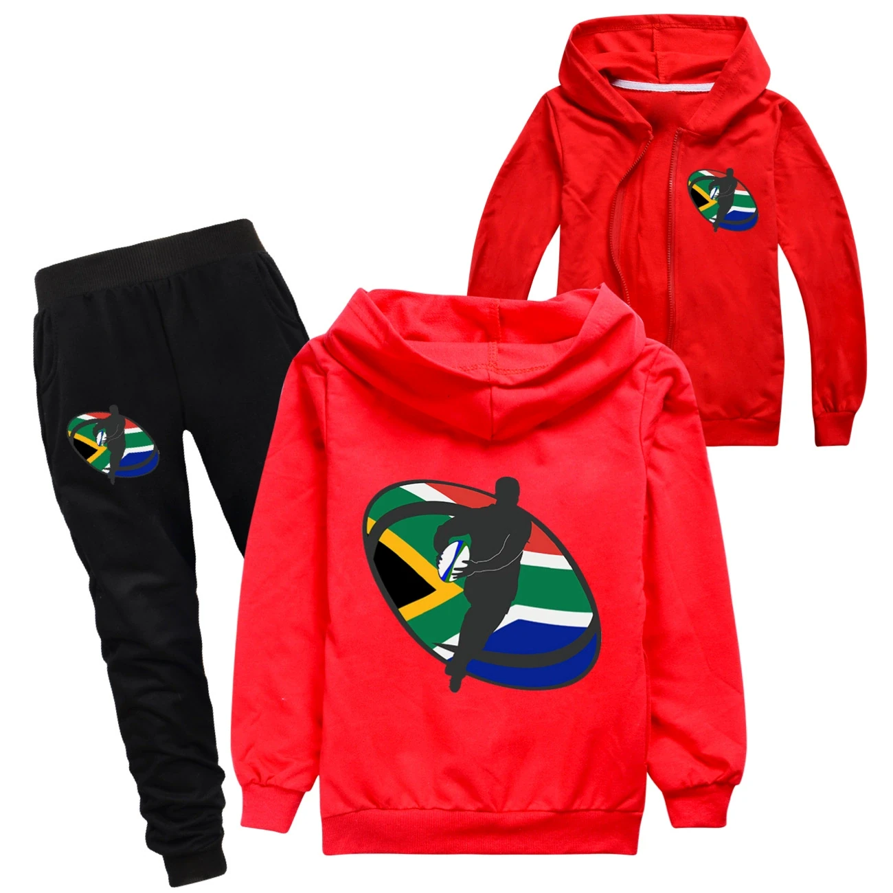 Zip-Up Track Set — 5807 Edition, Style 14 · Set · Red