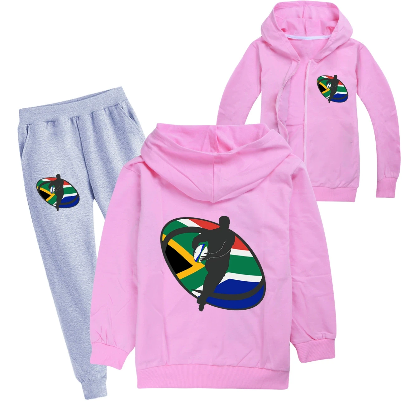 Zip-Up Track Set — 5807 Edition, Style 17 · Set · Pink