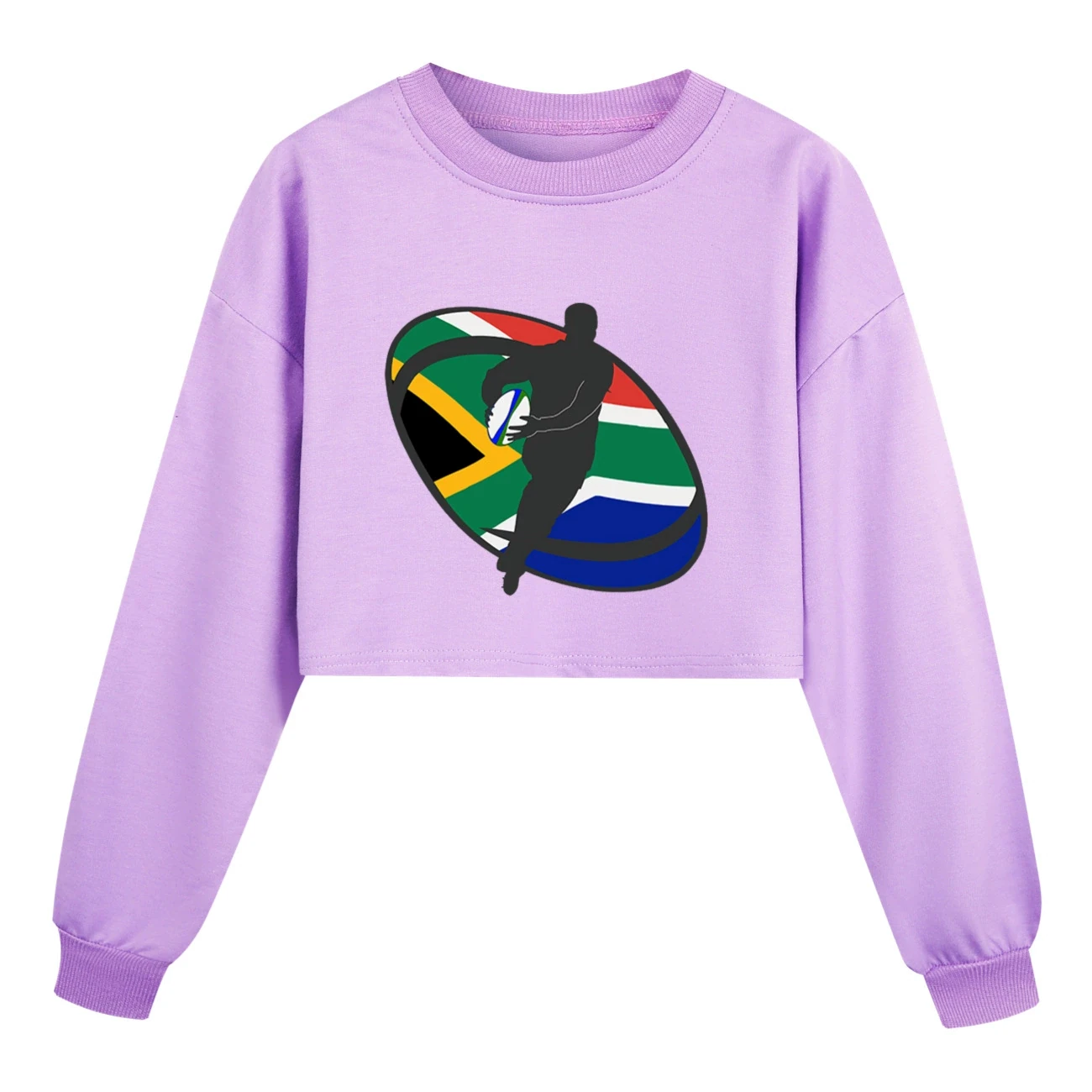 Cropped Sweatshirt Play Set — 5807 Edition, Style 01 · Purple