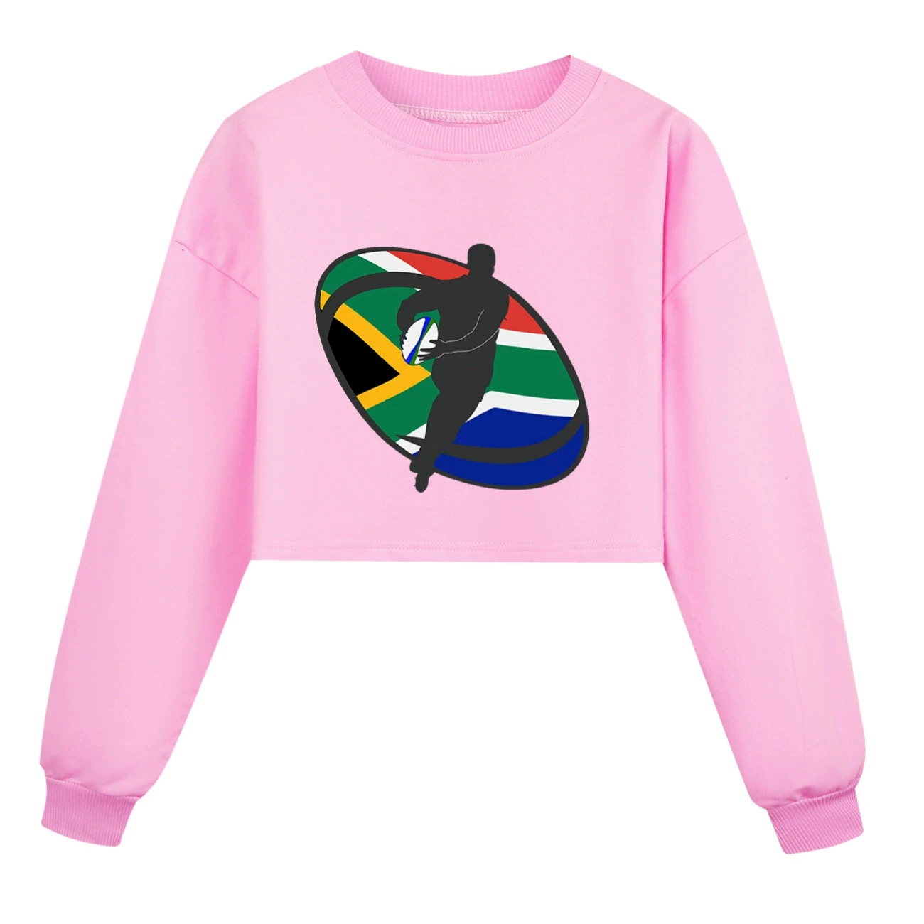 Cropped Sweatshirt Play Set — 5807 Edition, Style 05 · Pink