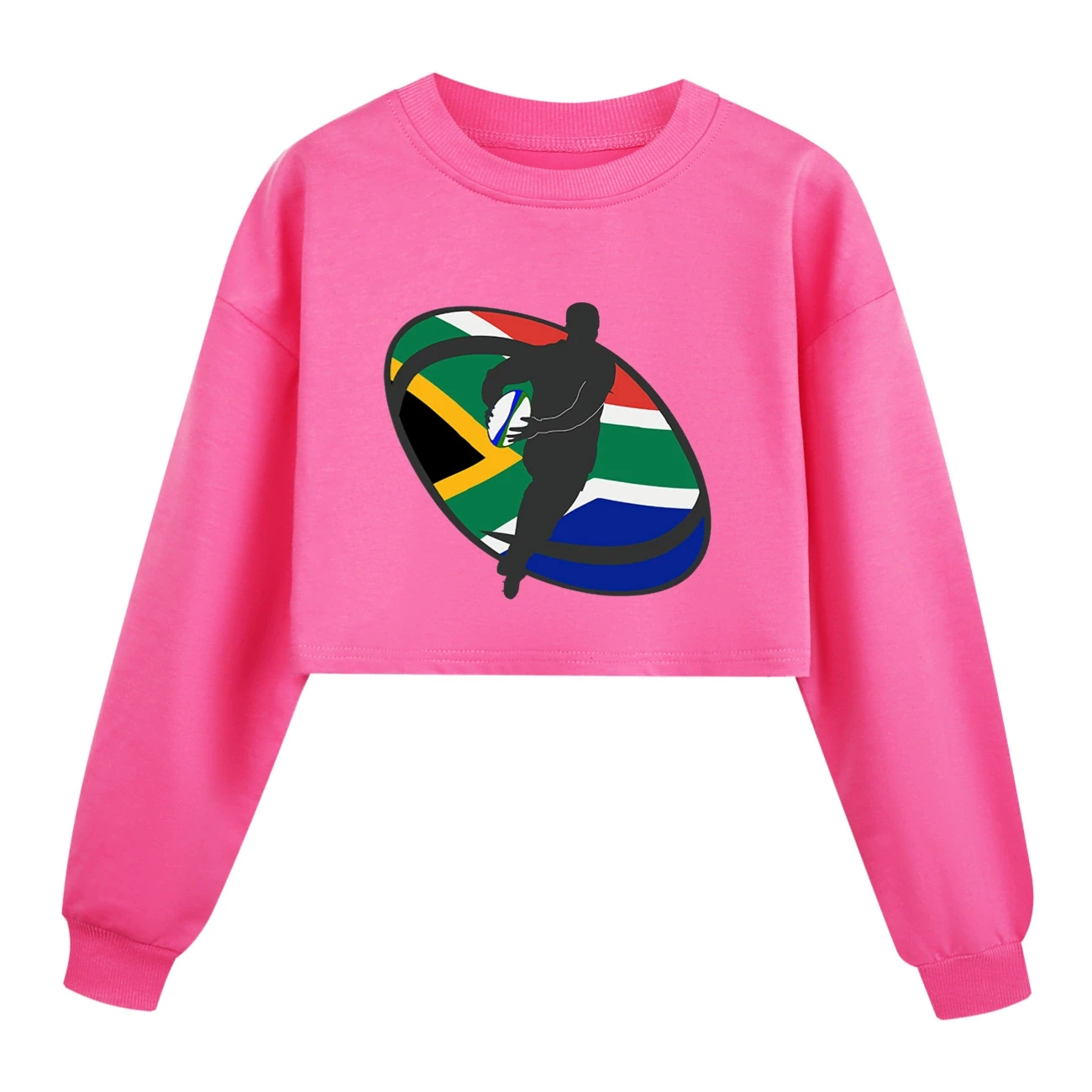 Cropped Sweatshirt Play Set — 5807 Edition, Style 07 · Rose