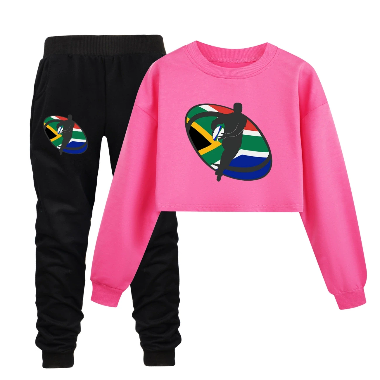 Cropped Sweatshirt Play Set — 5807 Edition, Style 15 · Set · Rose