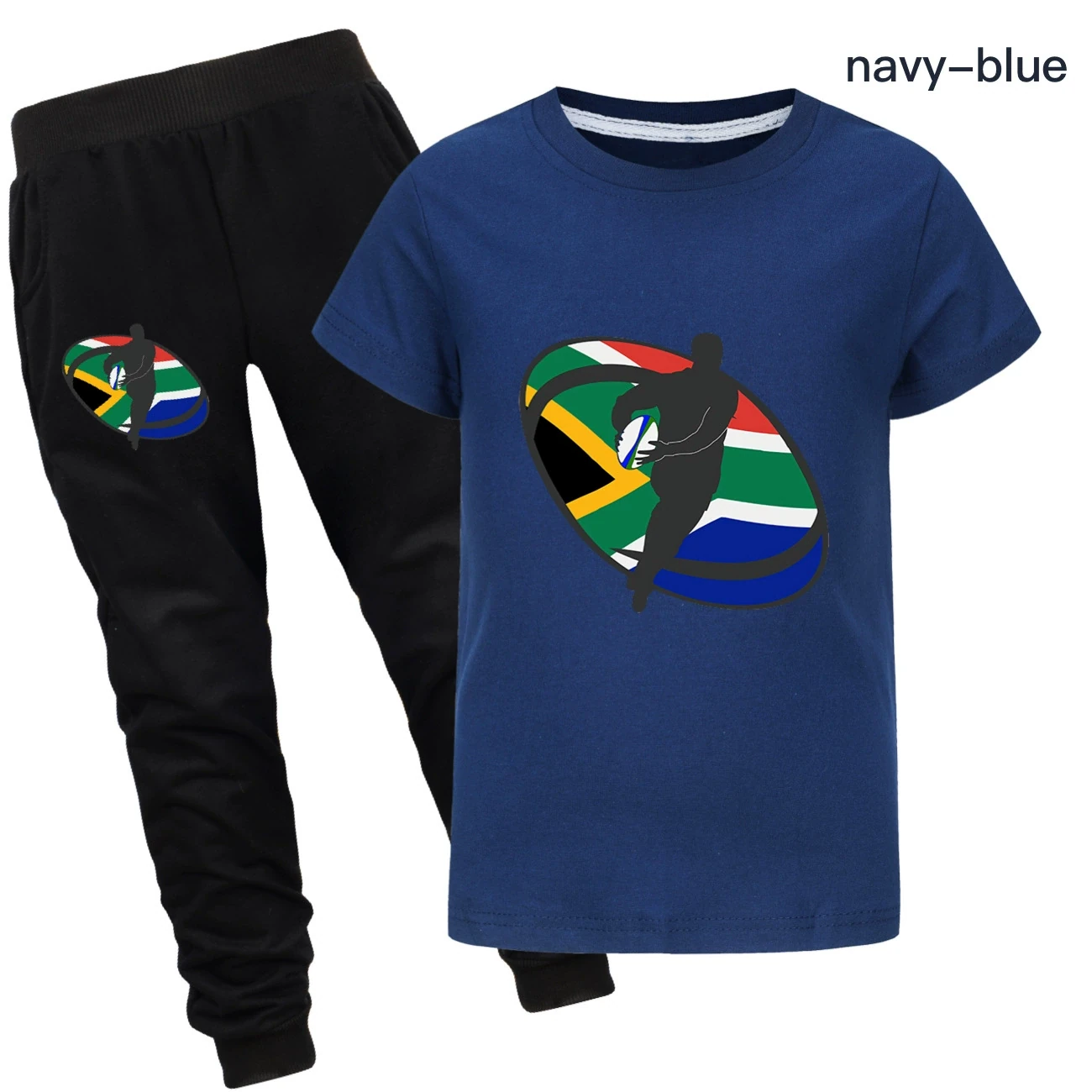 Graphic Tee & Jogger Set — 5807 Edition, Style 16 · Set · Royal Blue