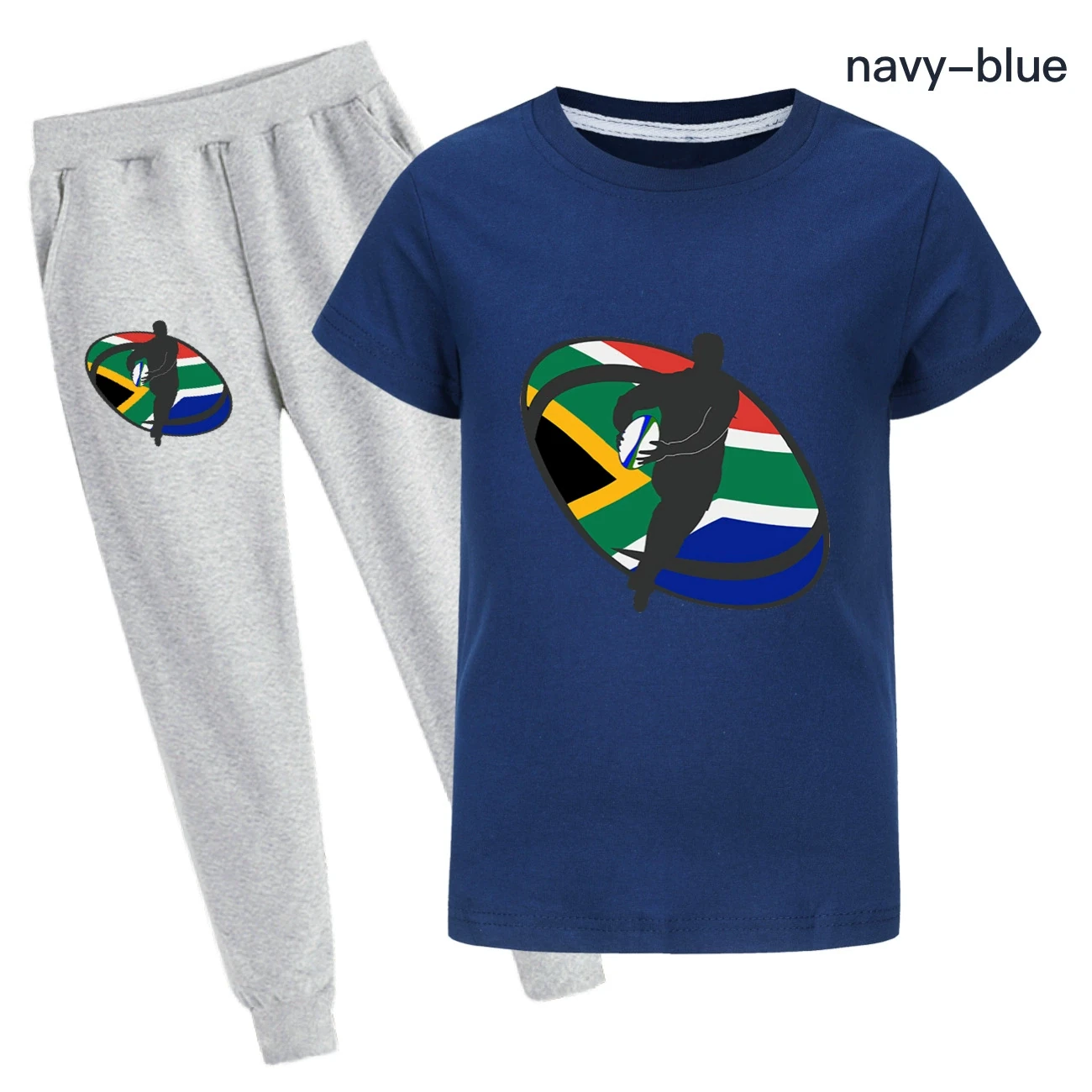 Graphic Tee & Jogger Set — 5807 Edition, Style 29 · Set · Royal Blue