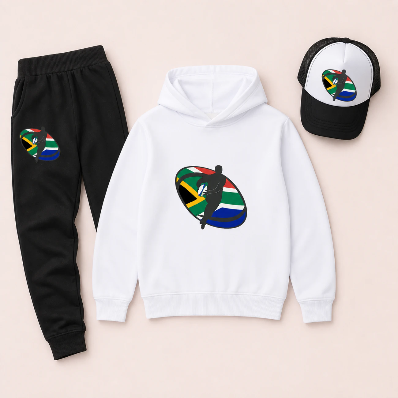 Three-Piece Hoodie, Jogger & Hat Set — 5807 Edition product view