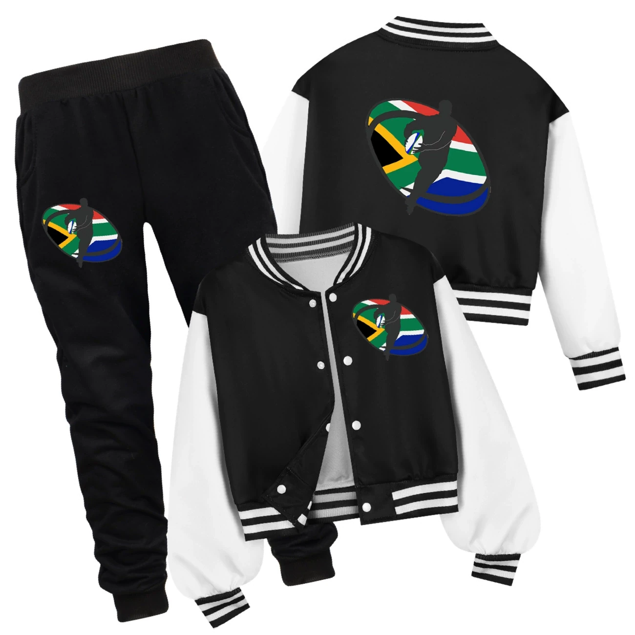 Playtime Varsity Layering Set — 5807 Edition, Style 08 · Set · Black