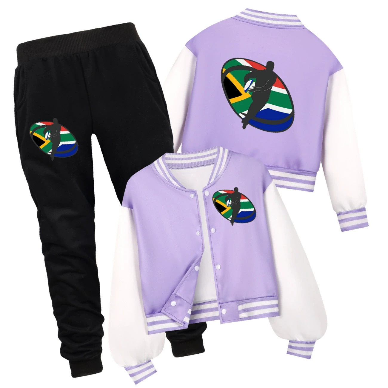 Playtime Varsity Layering Set — 5807 Edition, Style 10 · Set · Purple