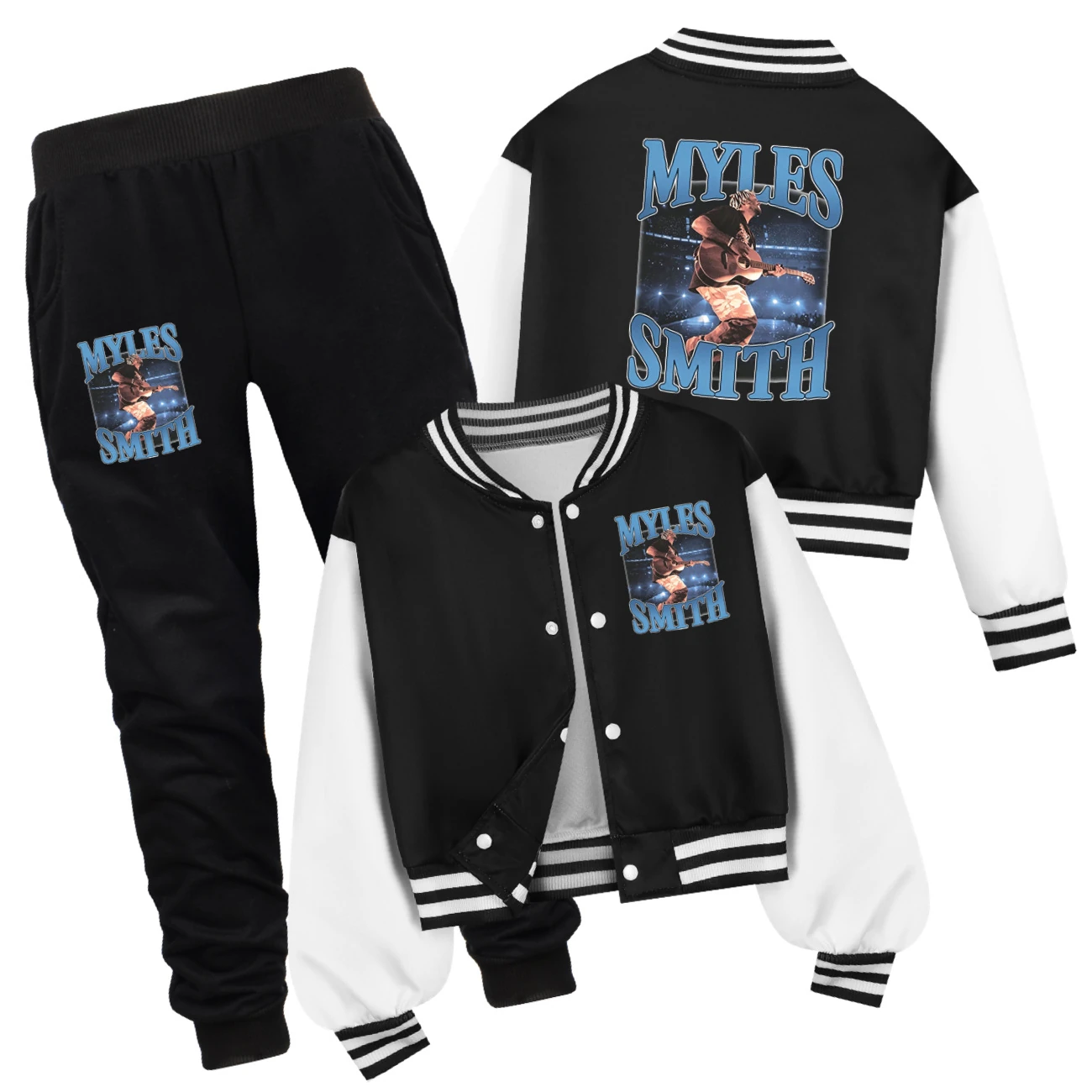 Playtime Varsity Layering Set — 5808 Edition, Style 08 · Set · Black
