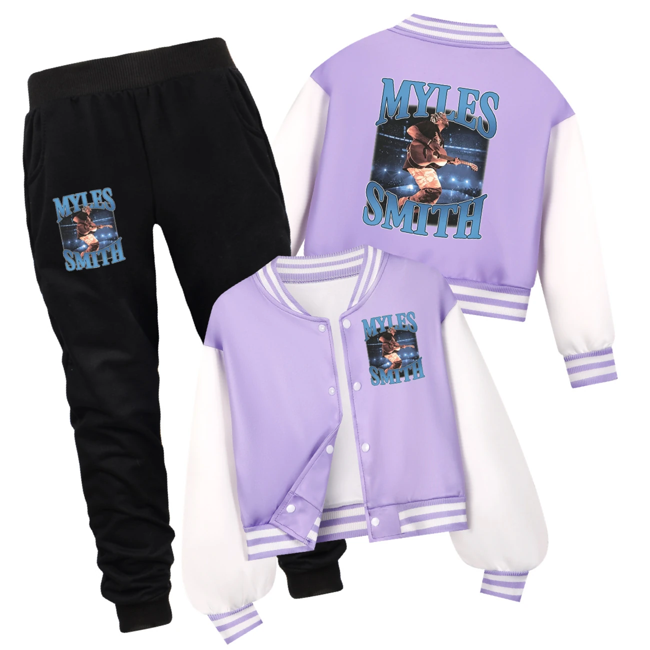 Playtime Varsity Layering Set — 5808 Edition, Style 10 · Set · Purple