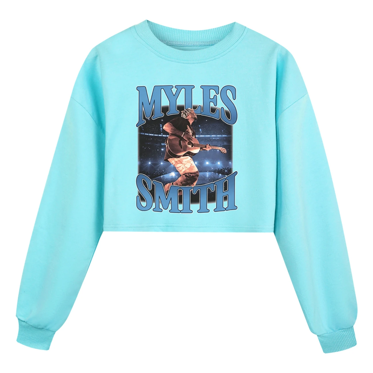 Cropped Sweatshirt Play Set — 5808 Edition, Style 02 · Sky Blue