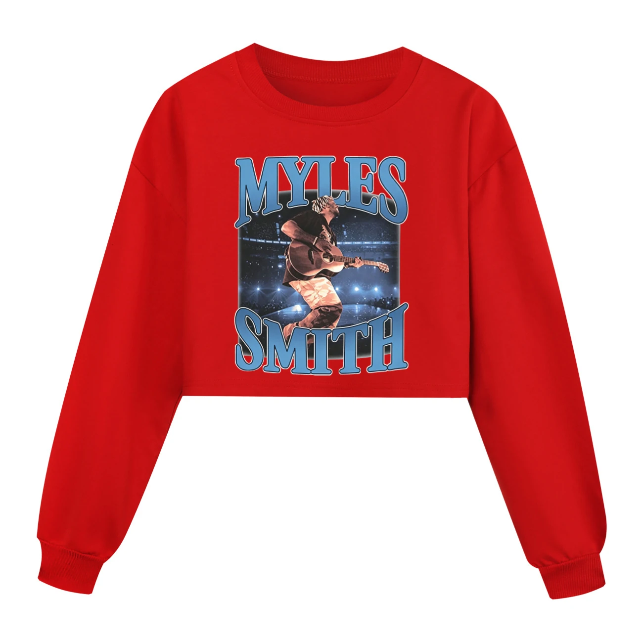 Cropped Sweatshirt Play Set — 5808 Edition, Style 03 · Red