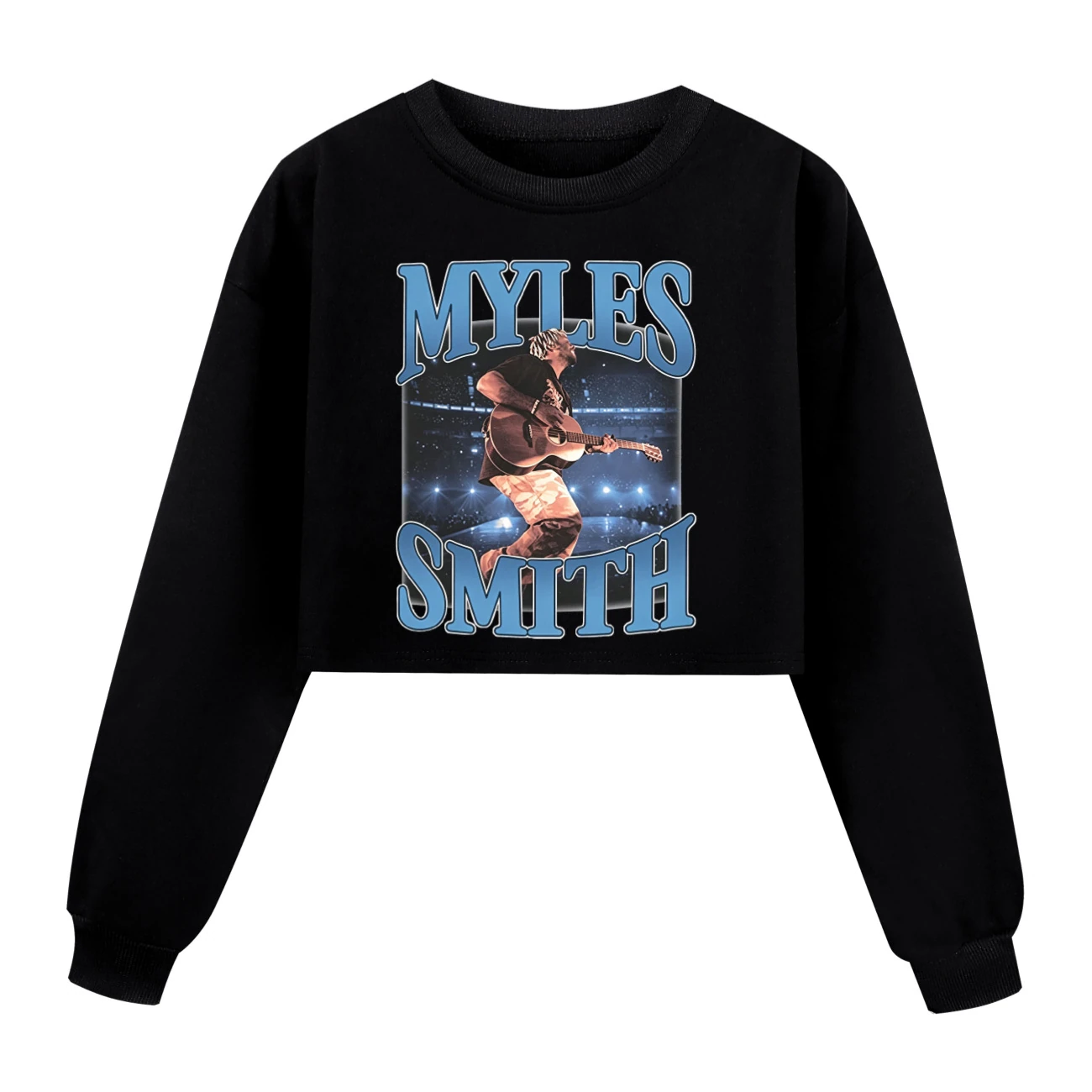 Cropped Sweatshirt Play Set — 5808 Edition, Style 04 · Black