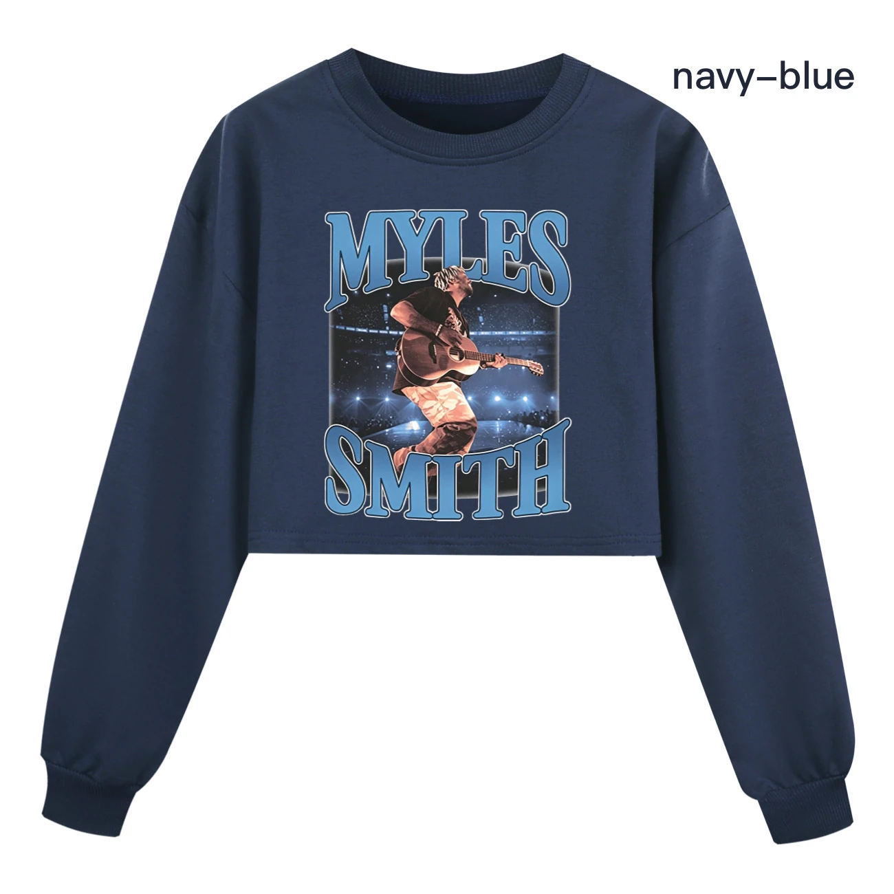 Cropped Sweatshirt Play Set — 5808 Edition, Style 06 · Navy
