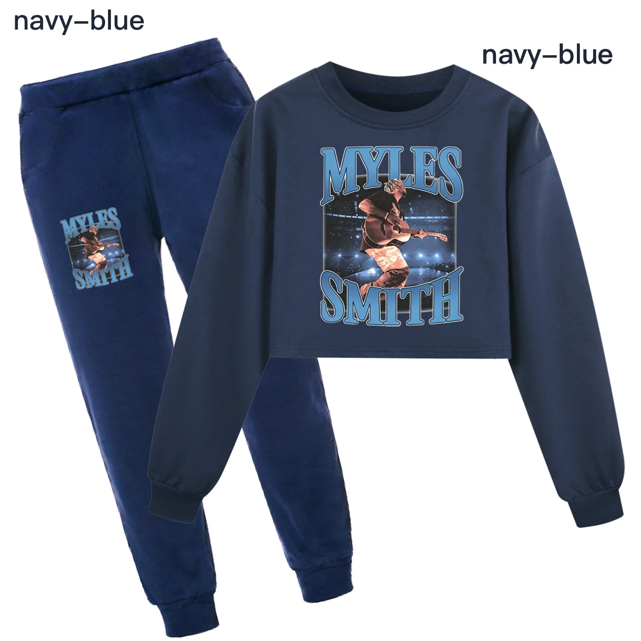 Cropped Sweatshirt Play Set — 5808 Edition, Style 08 · Set · Royal Blue