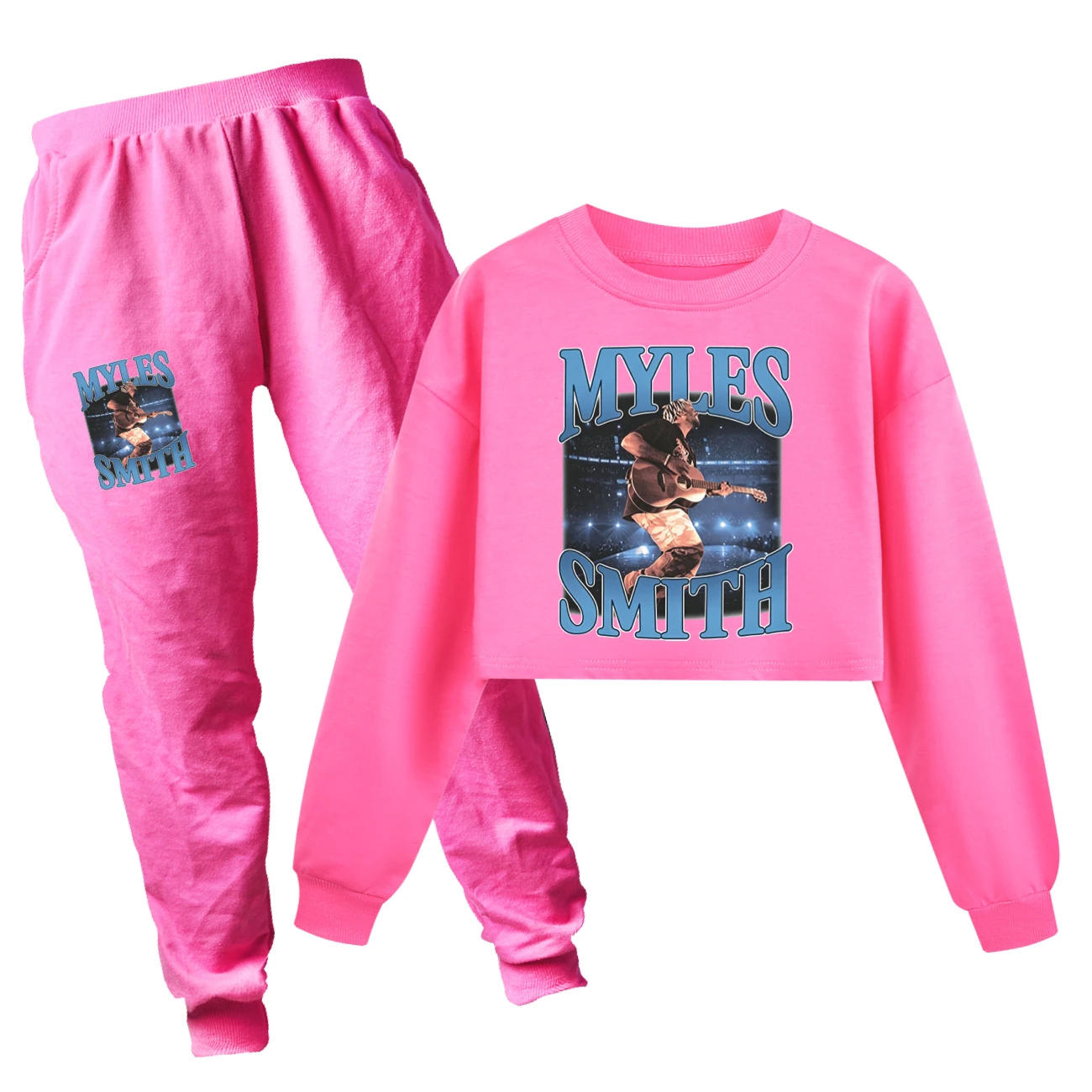 Cropped Sweatshirt Play Set — 5808 Edition, Style 09 · Set · Rose