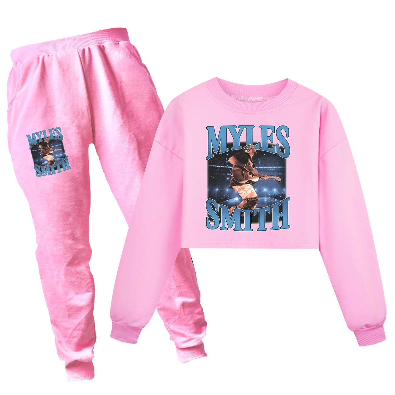 Cropped Sweatshirt Play Set — 5808 Edition, Style 10 · Set · Pink