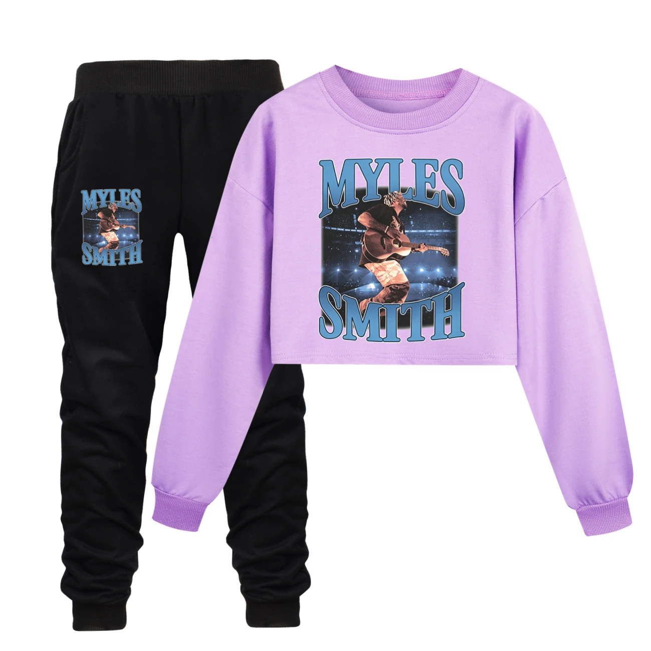 Cropped Sweatshirt Play Set — 5808 Edition, Style 12 · Set · Purple