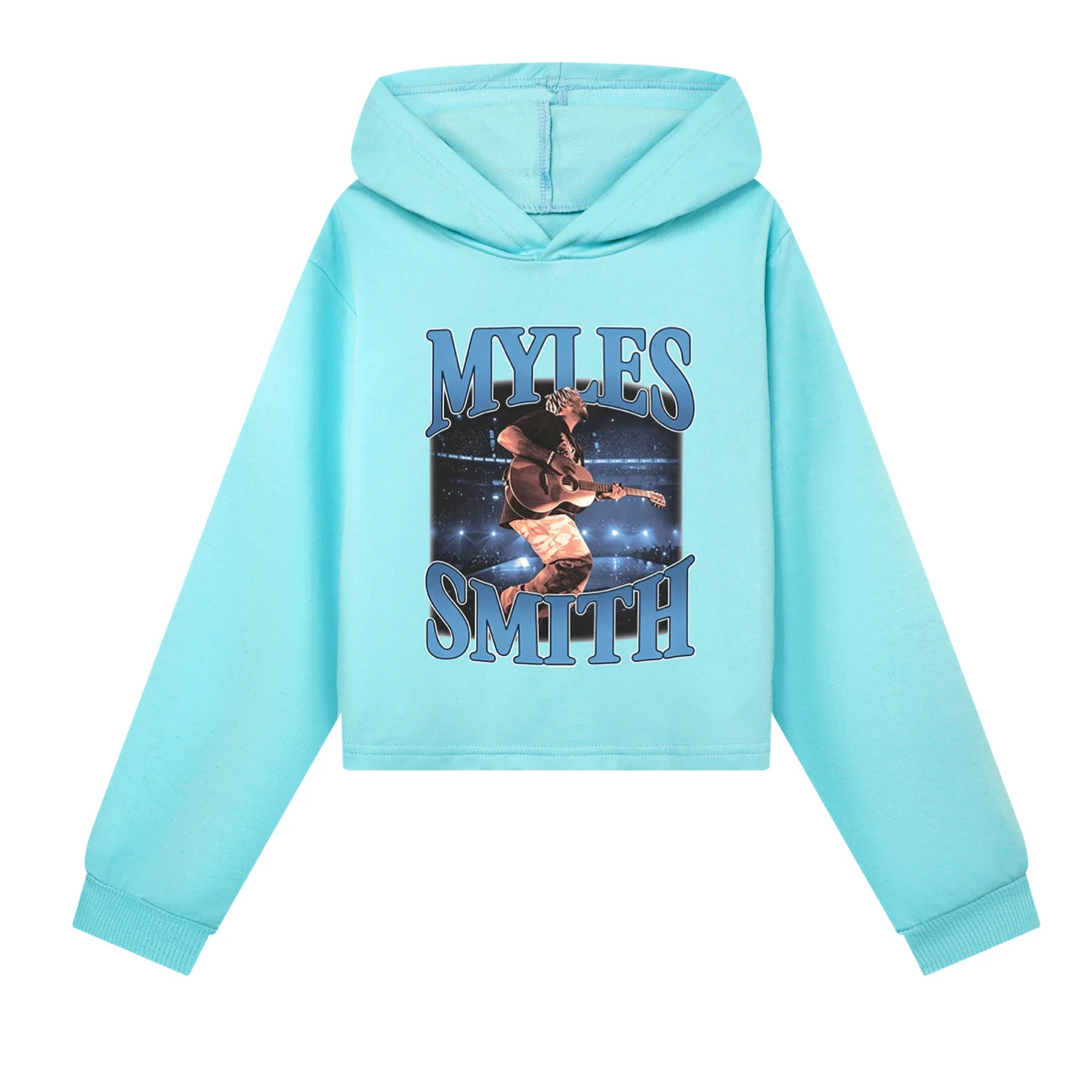 Cropped Hoodie Set — 5808 Edition, Style 04 · Sky Blue
