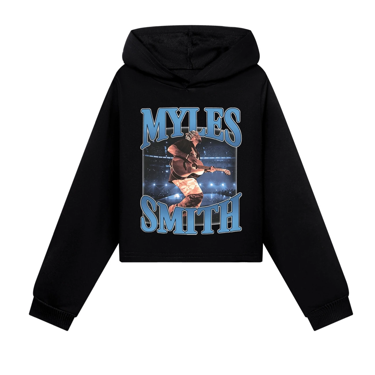 Cropped Hoodie Set — 5808 Edition, Style 06 · Black