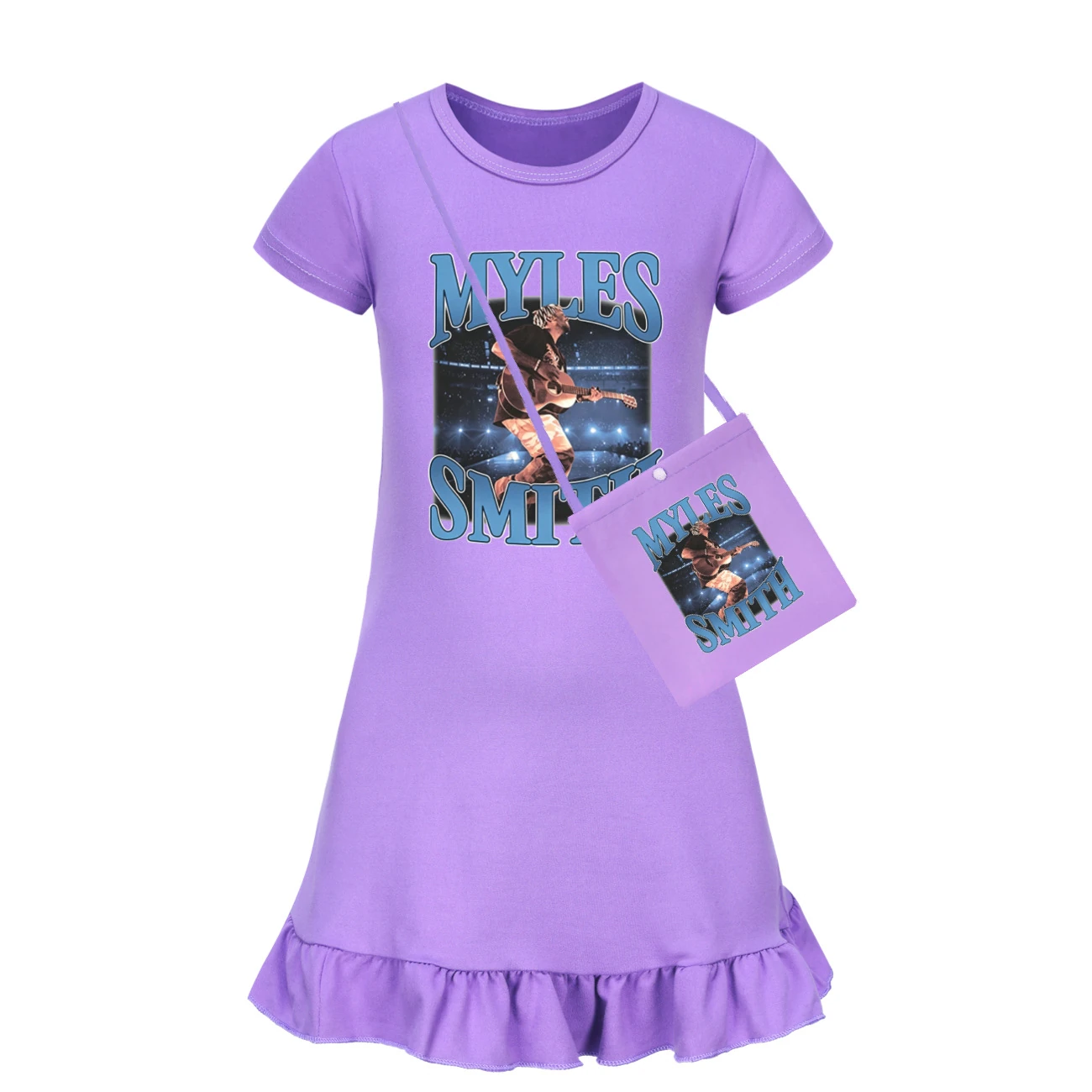 Ruffle-Hem Jersey Sleep Dress — 5808 Edition product view