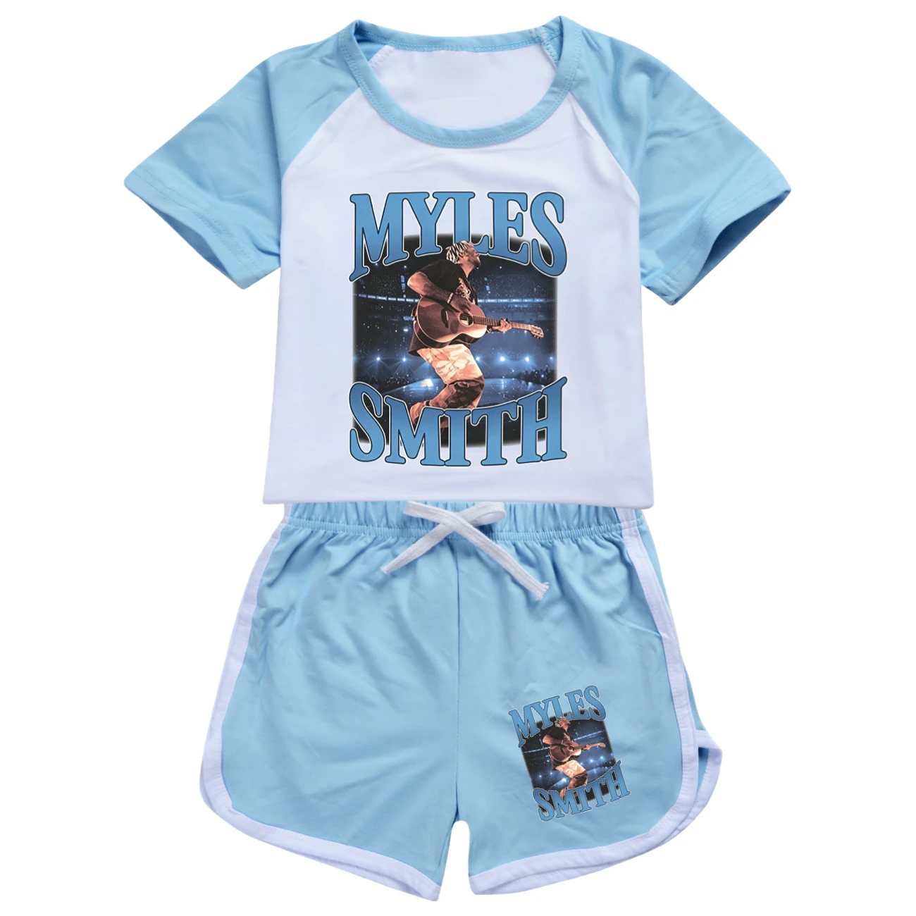 Tee & Shorts Active Set — 5808 Edition, Style 04 · Set · Light Blue