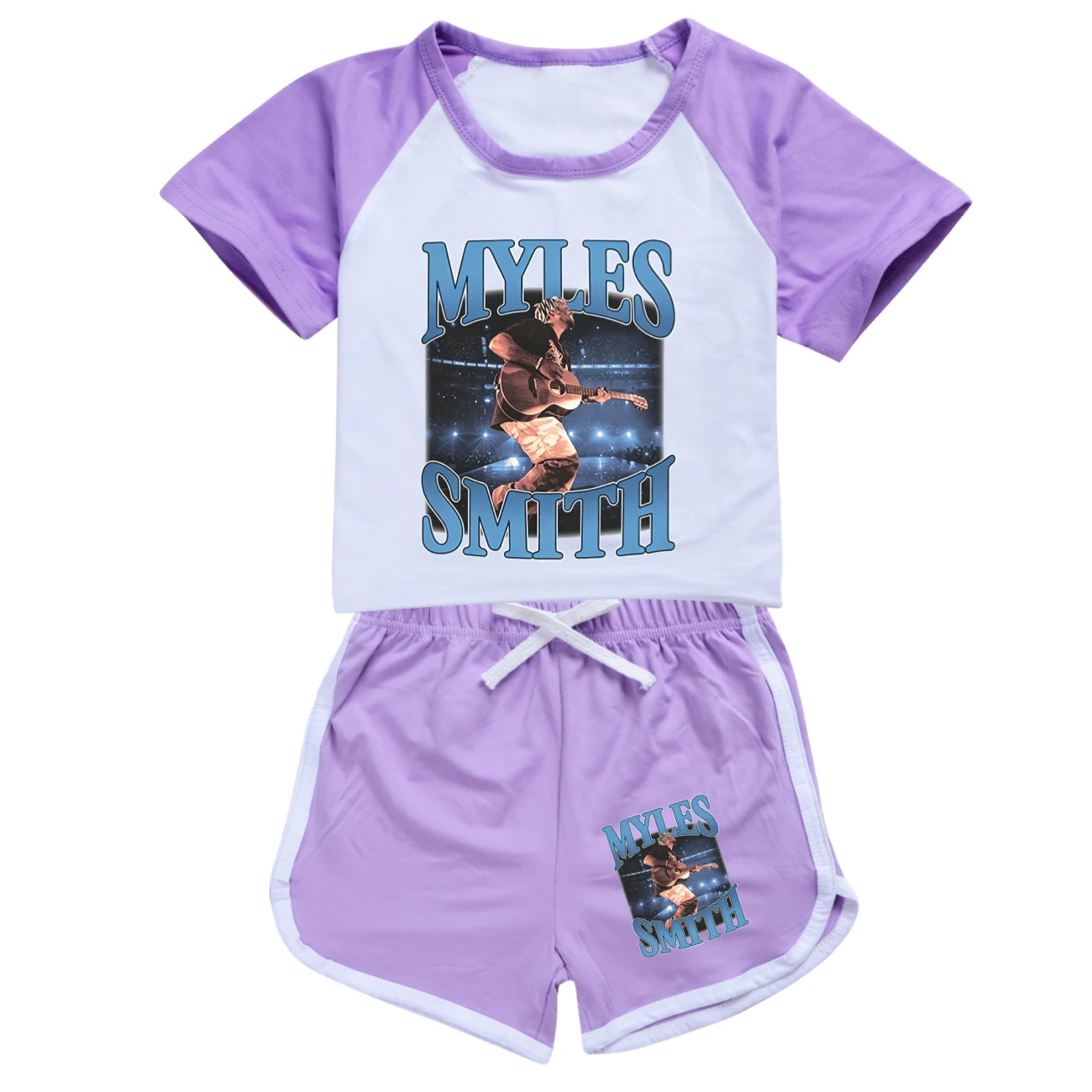 Tee & Shorts Active Set — 5808 Edition, Style 07 · Set · Purple