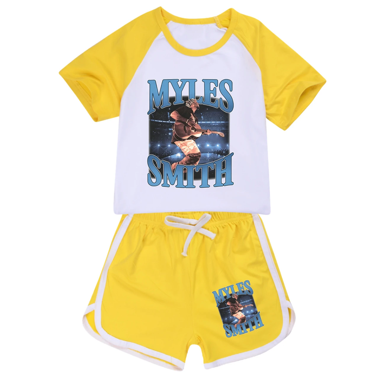 Tee & Shorts Active Set — 5808 Edition, Style 08 · Set · Yellow