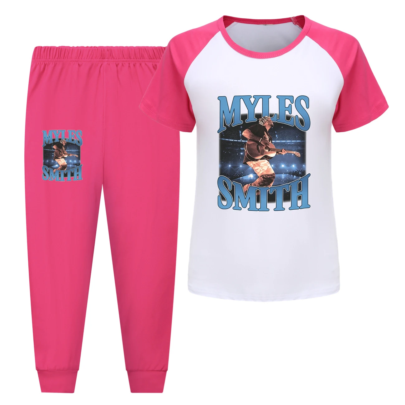 Tee & Shorts Active Set — 5808 Edition, Style 09 · Pants · Rose