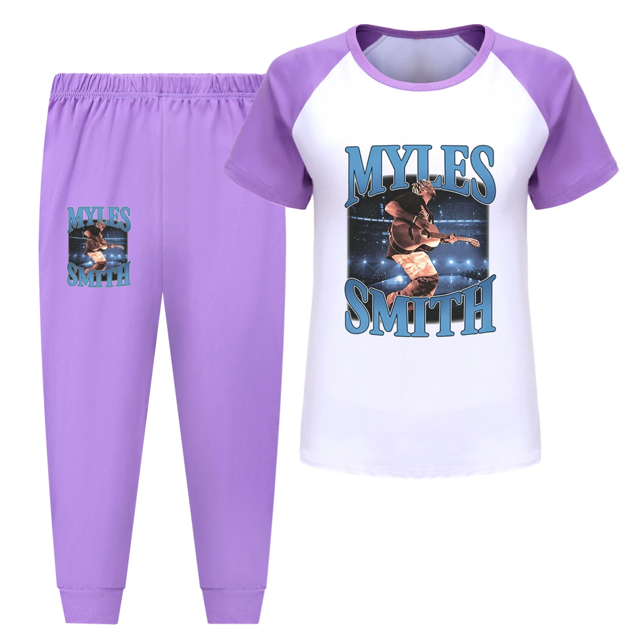 Tee & Shorts Active Set — 5808 Edition, Style 10 · Pants · Purple