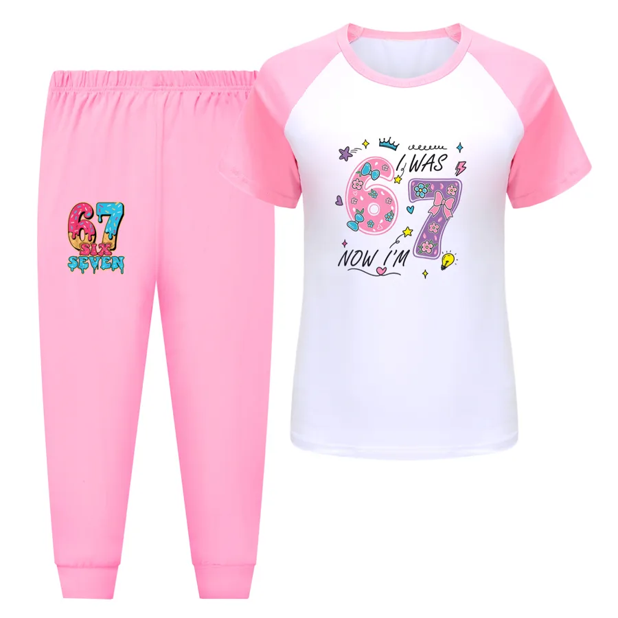 Tee & Shorts Active Set, Style 15 · Pants · Pink