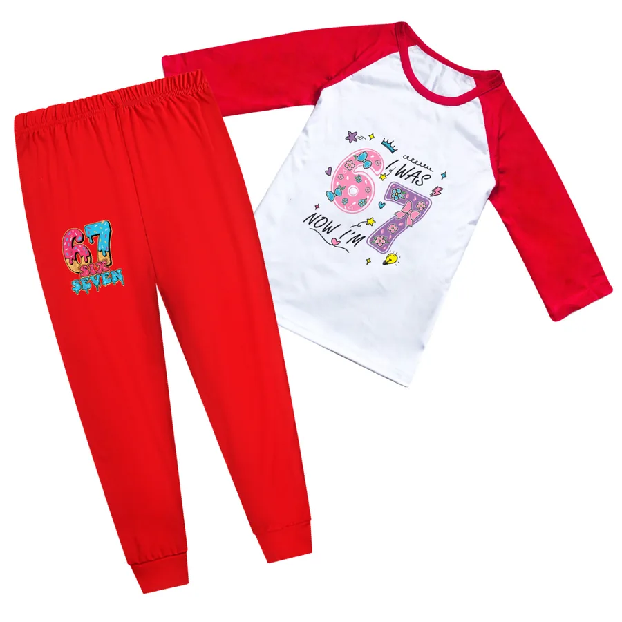 Tee & Shorts Active Set, Style 28 · Short Sleeve · Red