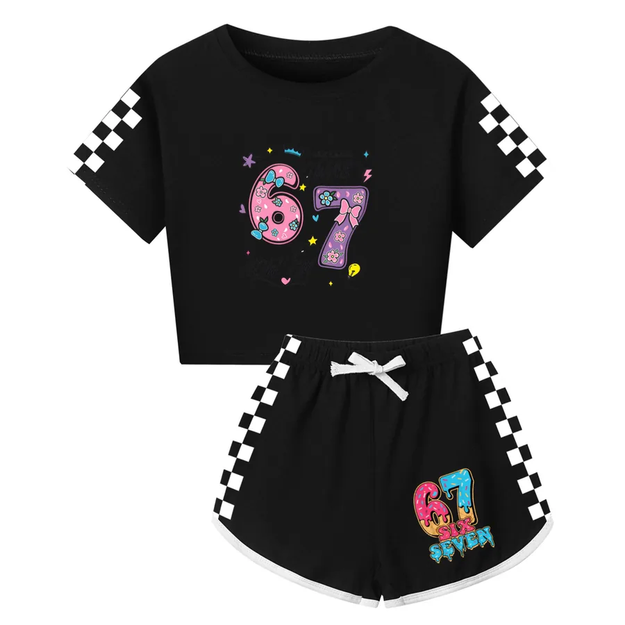 Kids Family Lounge Set, Style 05 · Black