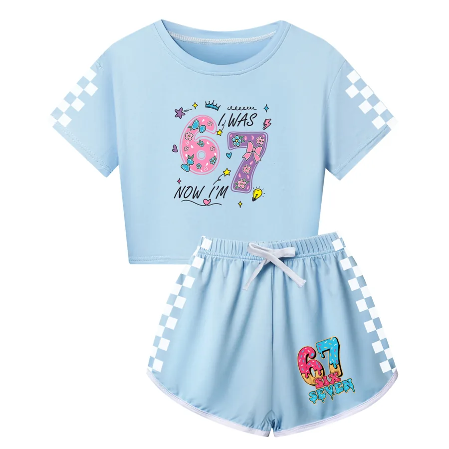Kids Family Lounge Set, Style 06 · Light Blue