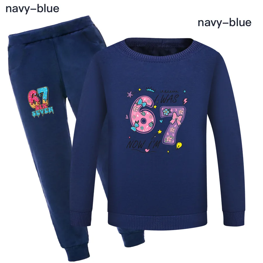 Crewneck Sweatshirt Set, Style 03 · Set · Royal Blue