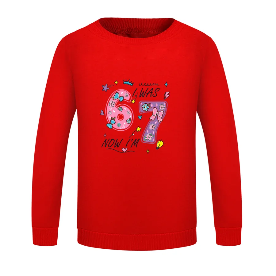 Crewneck Sweatshirt Set, Style 18 · Crewneck · Red