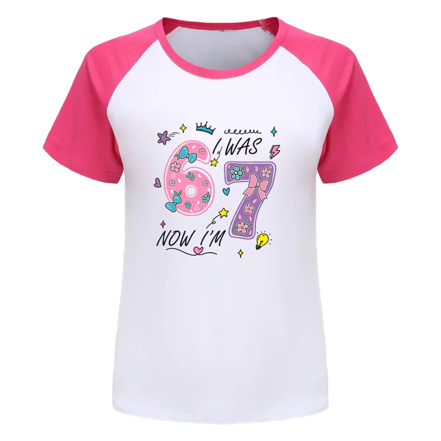 Everyday Long & Short Sleeve Tee, Style 10 · Short Sleeve · Rose