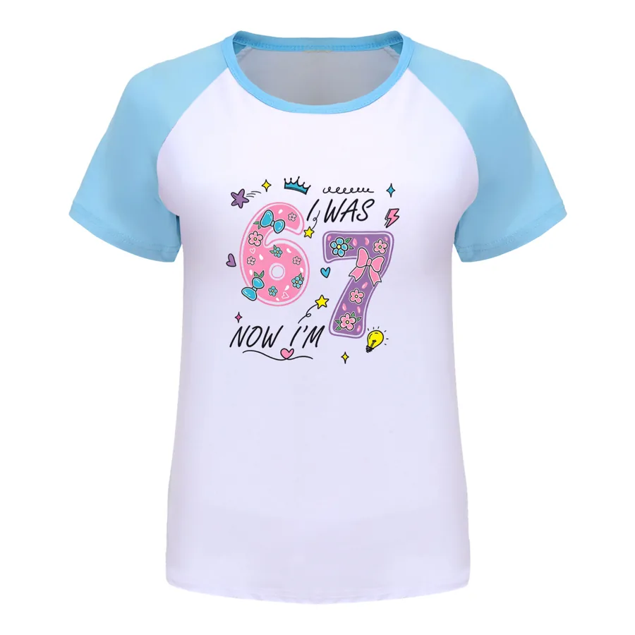 Everyday Long & Short Sleeve Tee, Style 11 · Short Sleeve · Light Blue