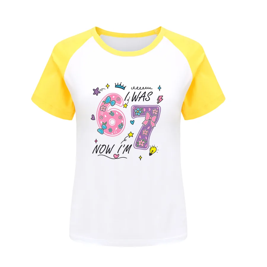 Everyday Long & Short Sleeve Tee, Style 15 · Short Sleeve · Yellow