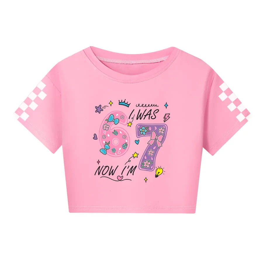Everyday Long & Short Sleeve Tee, Style 22 · Pink
