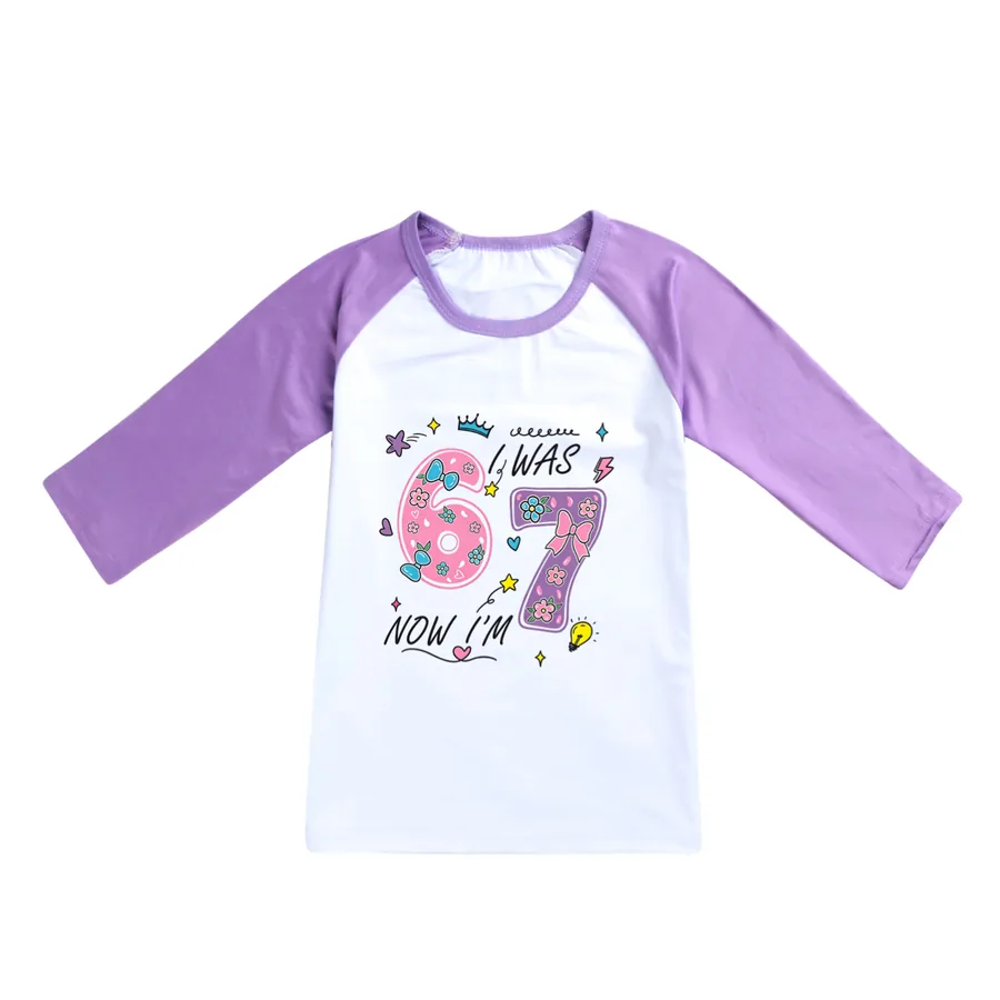Everyday Long & Short Sleeve Tee, Style 32 · Short Sleeve · Purple
