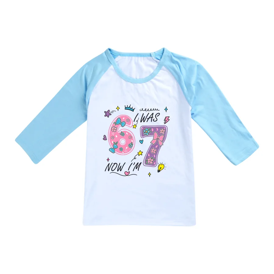 Everyday Long & Short Sleeve Tee, Style 33 · Short Sleeve · Light Blue