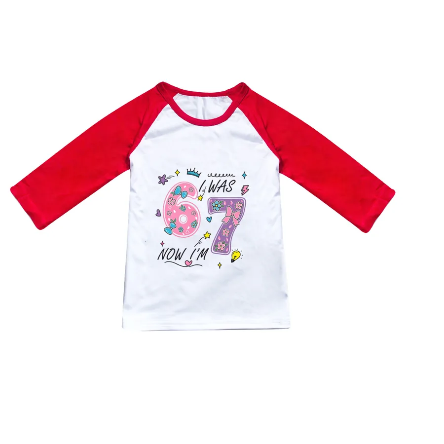 Everyday Long & Short Sleeve Tee, Style 37 · Short Sleeve · Red