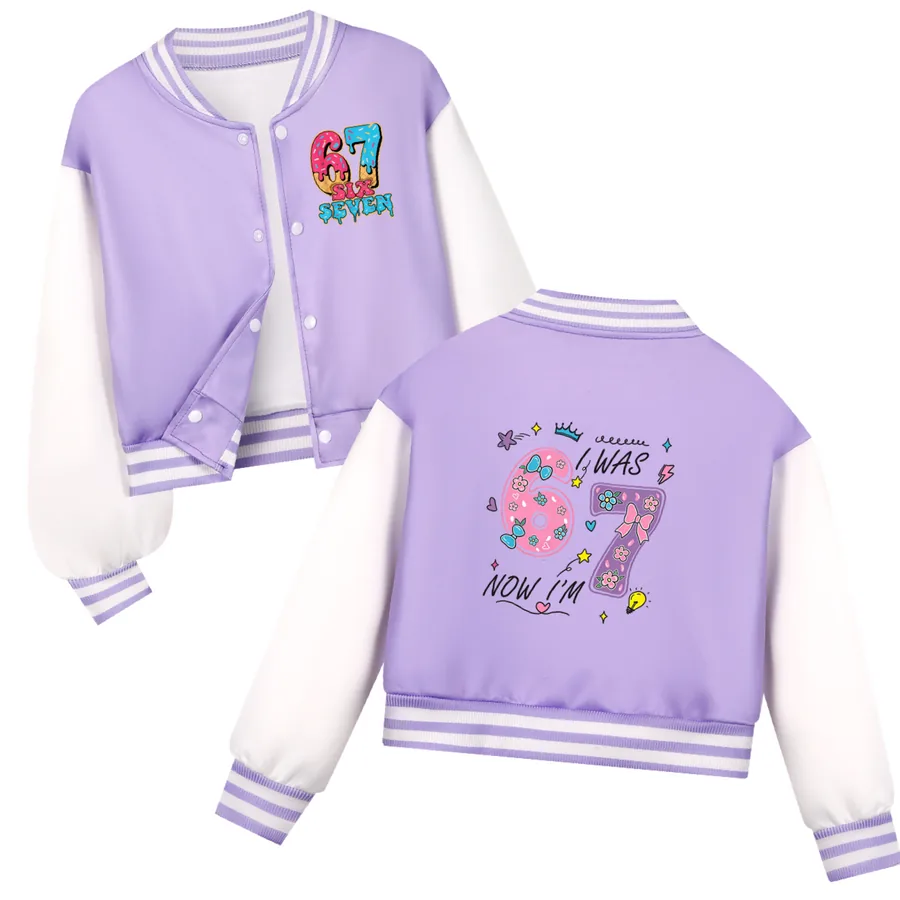 Playtime Varsity Layering Set, Style 04 · Purple