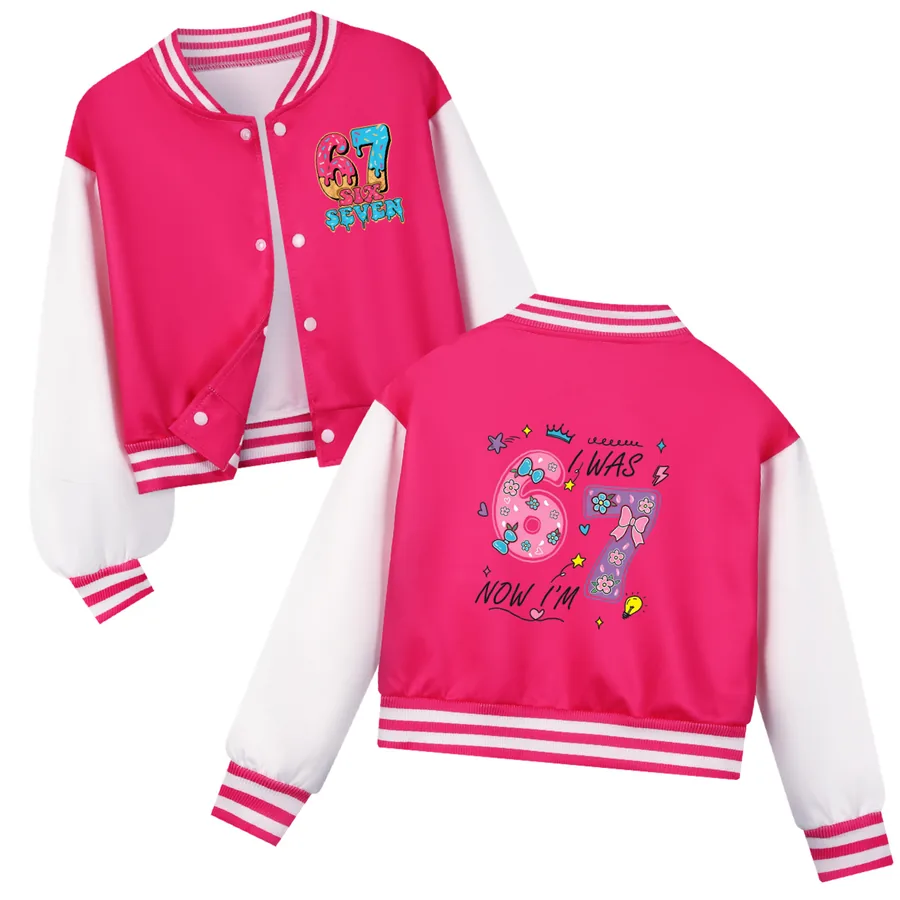 Playtime Varsity Layering Set, Style 05 · Rose